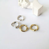 Minimalist Golden Cartilage Clip Earrings for Women