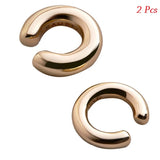Minimalist Golden Cartilage Clip Earrings for Women