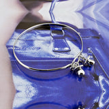 925 Silver Bracelet Bangle Pendant Birthday Party Jewelry