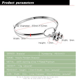 925 Silver Bracelet Bangle Pendant Birthday Party Jewelry