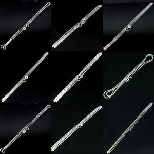 925 Silver Chain Necklace 16-22in Drop