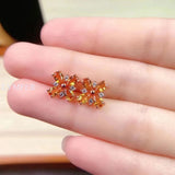 925 Silver Crystal Earrings Ladies Hot Recommendation