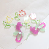 30pcs/lot Flower Acrylic/Resin Charms DIY Jewelry Earring/Hair Pendant Accessory