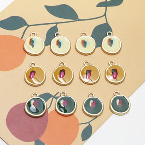 40pcs Geometry Irregular Alloy Charms DIY Earring Accessory