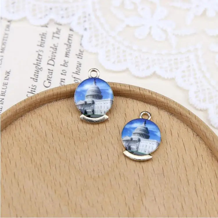 Basketball/Soccer Shape Pendants DIY Earrings/Necklace/Bracelet Alloy Charms