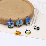 Basketball/Soccer Shape Pendants DIY Earrings/Necklace/Bracelet Alloy Charms