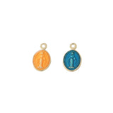 Geometry Oval Shape Alloy Pendants Charms for DIY Jewelry