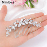 Crystal Bridal Hair Combs/Pins Flower Wedding Accessories Tiara FS260