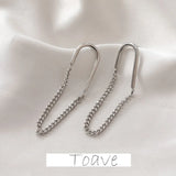 Europe America Minority U-shaped Chain Earrings DIY Materials