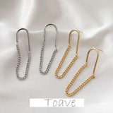 Europe America Minority U-shaped Chain Earrings DIY Materials