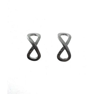 Minosilver Sterling Silver Infinity Earrings for Women