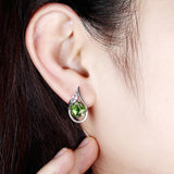 Mintybox Diaspore Gemstone Clip Earrings 925 Silver Change Diaspore Earrings