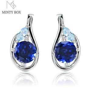 Mintybox Diaspore Gemstone Clip Earrings 925 Silver Change Diaspore Earrings