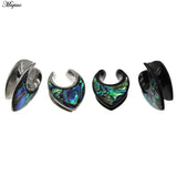 Miqiao Stainless Steel Ear Gauges Expander Plugs Earrings