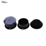 Miqiao 2pc Acrylic Flesh Tunnels Ear Plugs Gauges Earrings