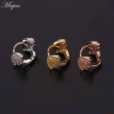 Personality Zircon Round Earrings Body Piercing Jewelry