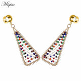 2pcs Stainless Steel Geometric Horn Ear Piercing