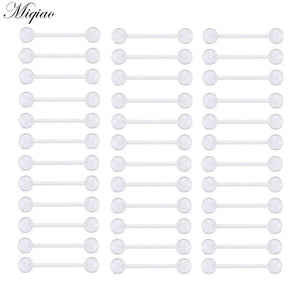 36pcs Soft Rod Luminous Ball Body Piercing Jewelry Set