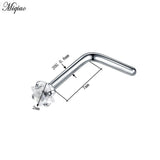 6pcs Stainless Steel Nose Nails - L-shaped Piercing Jewelry for Women