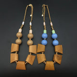 Miqiao Hot Ethnic Style Boho Acrylic Round Beads Short Torques