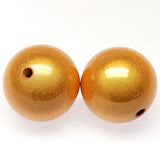 20 MM Magic Perle Round Spacer Acrylic Loose Beads