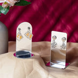 Acrylic Ear Stud Display Card With 2 Holes - Jewelry Organizer