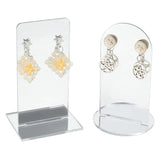 Acrylic Ear Stud Display Card With 2 Holes - Jewelry Organizer