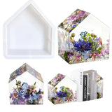 House Shaped Crystal Ornament Silicone Molds for Mirror Epoxy Resin