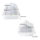 House Shaped Crystal Ornament Silicone Molds for Mirror Epoxy Resin