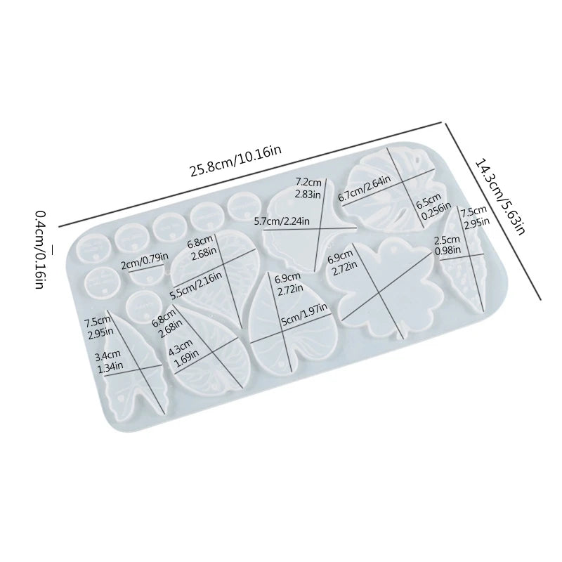 Four-leaf Clover Silicone Molding for Epoxy Resin Casting