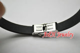 316L Stainless Steel Men Bracelet with High Soft Rubber