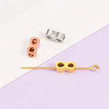 Stainless Steel Europe Beads Charm 20pc