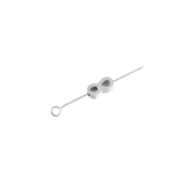 Stainless Steel Europe Beads Charm 20pc
