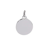 Stainless Steel Round Disc Charms for Jewelry Making 20pcs
