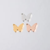 Stainless Steel Small Butterfly Charms DIY Jewelry 20pcs