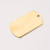 Polished Stainless Steel Dog Tag 10PCS