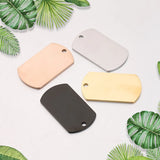 Polished Stainless Steel Dog Tag 10PCS