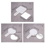 Mirror Silicone Mold DIY Crystal Epoxy Resin Casting Mould Hearts