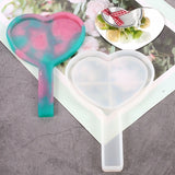 Mirror Silicone Mold DIY Crystal Epoxy Resin Casting Mould Heart/Square/Round