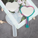 Mirror Silicone Mold DIY Crystal Epoxy Resin Casting Mould Hearts