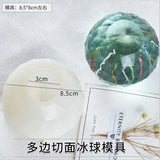 Crystal Ball Base Mold - Polygon Ice Hockey Mold