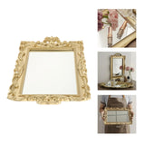 Vanity Display Tray Makeup Mirror Jewelry Organizer