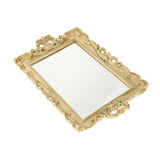Vanity Display Tray Makeup Mirror Jewelry Organizer