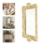 Vanity Display Tray Makeup Mirror Jewelry Organizer