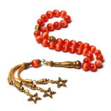 Misbaha Tespih Cat Eye Crystal Stone Islamic Rosary