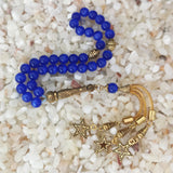Misbaha Tespih Cat Eye Crystal Stone Islamic Rosary