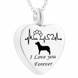 Dog Paw Life Tree Heart Angel Cremation Jewelry Keepsake Memorial Urn Necklace