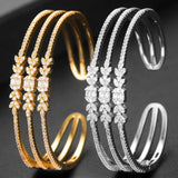 Missvikki Wide Bangle For Women Wedding Bracelet
