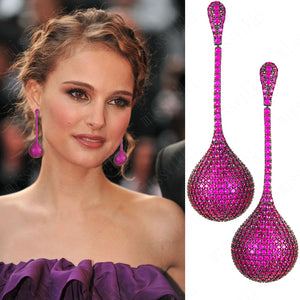 Missvikki Long Dangle Earrings for Bridal Wedding