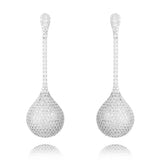 Missvikki Long Dangle Earrings for Bridal Wedding